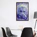 East Urban Home Einstein Ballpoint Pen by Ben Heine - Graphic Art Print Canvas/Metal in Gray/Indigo | 40 H x 26 W x 1.5 D in | Wayfair