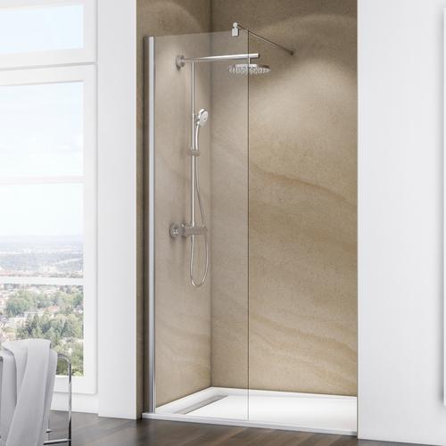 Schulte Duschwand MasterClass, BxH: 60 x 200 cm silberfarben Duschwände Duschen Bad Sanitär