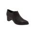 Women's Keegan Bootie by Trotters in Black Lizard (Size 8 1/2 M)