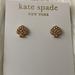 Kate Spade Jewelry | Kate Spade Pave Signature Spade Stud Earrings Gold | Color: Gold | Size: Os