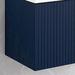 Orren Ellis Aleemah 14" W x 48" H x 11" D Linen Cabinet Manufactured Wood in Blue | 48 H x 14 W x 11 D in | Wayfair