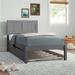 Red Barrel Studio® Twin Platform Bed Frame w/ Headboard w/ Trundle Wood in Blue | 40.6 H x 41.7 W x 79.5 D in | Wayfair