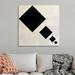 George Oliver Arithmetic composition Theo van Doesburg Wrapped Canvas Print on Canvas in White | 36 H x 36 W x 1.25 D in | Wayfair