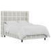 Rosalind Wheeler Ashwyn Low Profile Standard Bed Upholstered/Cotton | 55 H x 81 W x 85 D in | Wayfair 99BA6835D6C24D05970BD937D3A043DC