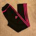 Adidas Bottoms | Girls Adidas Joggers | Color: Black/Pink | Size: Lg