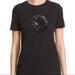 Tory Burch Tops | Authentic Tory Burch Demi Sequin Tee | Color: Black | Size: M