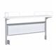 Isabelle & Max™ Avalon Park 30.1" H Desk Hutch Metal in White | 30.1 H x 47.2 W x 11.8 D in | Wayfair 7387839F30A44F56B0EA3EC0C3DF7BD5