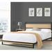 17 Stories Dambrosio Low Profile Platform Bed Metal in Black/Brown, Size 50.0 H x 60.0 W x 76.0 D in | Wayfair 5233CC98E1184017B46E894E4C934F76