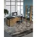 BDI Sequel 20 Glass Desk Wood in Black/Brown | 29 H x 66 W x 24 D in | Wayfair 6101 WL/B