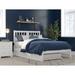 Viv + Rae™ Zosia Solid Wood Storage Platform Bed Wood in White | 41.375 H x 55.37 W x 81.5 D in | Wayfair 8F507CCF604E413DBE9E8D0E9BA15BF1