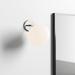 AllModern Alex 1 - Light Dimmable Armed Sconce Glass/Metal in Gray | 10 H x 9 W x 10.25 D in | Wayfair BYST5488 41611240