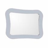 Framed mirror-manufactured wood-white - BellaTerra 9903-M-WH