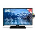 Cello C2220FS 22 inch Full HD LED TV Built in DVD Freeview HD Built in Satellite HDMI and USB for live recording of digital TV and play media files, Made in the UK