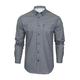 Ben Sherman Mens Mini Mod Check Shirt - Long Sleeved (Dark Navy) M