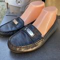 Coach Shoes | Coach Frederics Black Leather Loafer Shoes Sz. 8.5 | Color: Black | Size: 8.5