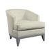 Barrel Chair - Lillian August Caroline 31" Wide Polyester Barrel Chair Polyester in Brown/Gray/Green | 30 H x 31 W x 34 D in | Wayfair