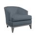 Barrel Chair - Lillian August Caroline 31" Wide Polyester Barrel Chair Polyester in Blue | 30 H x 31 W x 34 D in | Wayfair LA3142C_LIMESTONE BLUE