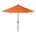Arlmont & Co. Broadmeade Octagonal Sunbrella Market Umbrella Metal in Orange, Size 110.5 H in | Wayfair 9C785DBC13F24717923923B24F62A9BD