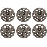 One Allium Way® Bee Stepping Stone Wall Décor Metal in Brown | 5 H x 12 W x 12 D in | Wayfair C6E5AD8E03D1464DB5B458F4E0F744C8