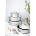 Bon Chef Cucina Stainless Steel Soup Pot w/ Lid Stainless Steel in Gray | 3.38 H x 18.75 W in | Wayfair 60032RAIN