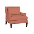 Armchair - Lillian August Audrey 36" Wide Armchair Polyester in Pink | 36 H x 36 W x 35 D in | Wayfair LA7182C_Limestone Coral