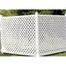 SnapFence® Vinyl Fence Kit Mesh in White | 36 H x 672 W x 1.56 D in | Wayfair VFL56AS