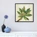 East Urban Home Front Yard Succulent I by Silvia Vassileva - Painting Print Canvas in Green/White | 18 H x 18 W x 1.5 D in | Wayfair