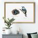 August Grove® 'Bird & Nest Study II' - Picture Frame Graphic Art on Canvas Canvas, in Black/Blue/White | 22.5 H x 30.5 W x 1.5 D in | Wayfair