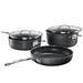 Granitestone Stackable 5 Piece Space Saving Nonstick Cookware Set, Oven & Dishwasher Safe Non Stick/Enameled Cast Iron/Cast Iron | Wayfair 2658