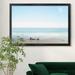 Dovecove Beachscape Photo V - Picture Frame Print on Canvas Canvas, Solid Wood in Blue | 26.5 H x 36.5 W x 1.5 D in | Wayfair