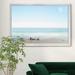 Dovecove Beachscape Photo V - Picture Frame Print on Canvas Canvas, Solid Wood in Blue | 18.5 H x 24.5 W x 1.5 D in | Wayfair