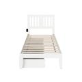 Viv + Rae™ Zosia Solid Wood Storage Platform Bed Wood in White | 41.375 H x 40.25 W x 81.5 D in | Wayfair 086092DF1DC64834939E201D10E53A88