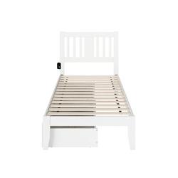 Viv + Rae™ Zosia Solid Wood Storage Platform Bed Wood in White | 41.375 H x 40.25 W x 81.5 D in | Wayfair 086092DF1DC64834939E201D10E53A88