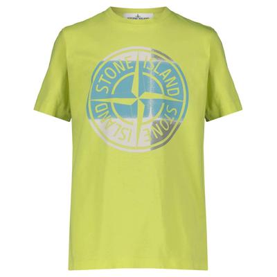 Stone Island Junior Jungen T-Shirt, limone, Gr. 140