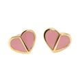 Kate Spade Jewelry | Kate Spade Heritage Spade Heart Small Stud Earrings In Pink | Color: Gold/Pink | Size: Os