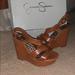 Jessica Simpson Shoes | Jessica Simpson Claria Wedge Sandal, Tan | Color: Brown/Tan | Size: 8.5