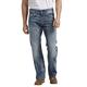 Silver Jeans Co. Herren Jeans Zac Relaxed Fit Straight Leg Jeans - Blau - 36W / 30L