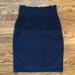 Anthropologie Skirts | Anthropologie Navy Lace Detailed Pencil Skirt | Color: Blue | Size: 2