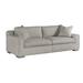 Lillian August Hinson 98" Square Arm Sofa w/ Reversible Cushions in Brown | 35 H x 98 W x 39 D in | Wayfair LA6258S_Eanes Taupe