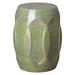 Dakota Fields Ceramic Garden Stool Ceramic in Green | 20 H x 14 W x 14 D in | Wayfair 280B578EFCBE4B0FA2BA3D3513A10E1E