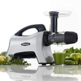 Omega Cold Press Masticating Horizontal Juicer w/ 3-Stage Augur in Gray | 12.6 H x 6.11 W x 18.9 D in | Wayfair NC1000HDS