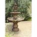 Rialto Tiered Cast Stone Fountain Florence & New Italian Art Company | 56 H x 34 W x 34 D in | Wayfair 3543FB