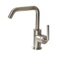 LACAVA Cigno Deck Mount Single Hole Bathroom Faucet w/ Drain Assembly, Ceramic in Gray | 9.125 H x 7 D in | Wayfair 1580S.3-NI