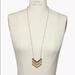 Madewell Jewelry | Madewell Arrow Stack Necklace | Color: Gold | Size: Os