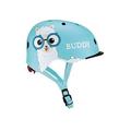 Globber Unisex Jugend Helm Elite Lights, hellblau, one Size