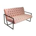 Tucker Settee Sofa - Blush - MOTI