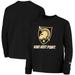 Youth Champion Black Army Knights Lockup Long Sleeve T-Shirt