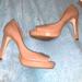 Jessica Simpson Shoes | Jessica Simpson Nude Platform Heel | Color: Cream/Tan | Size: 9