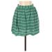 Mossimo Supply Co. Casual Skirt: Green Print Bottoms - Women's Size Small
