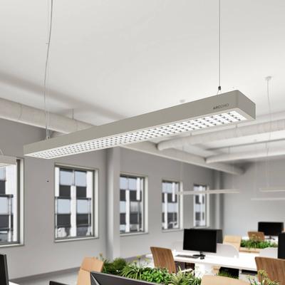 Hängelampe Susi Arcchio, dimmbar, alu / grau / zink, für Arbeitszimmer / Büro, Aluminium, Modern Image